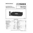 FISHER RS910 Service Manual cover photo