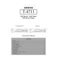 ONKYO T4711 Owner's Manual cover photo