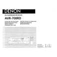 DENON AVR700RD Owner's Manual cover photo