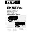 DENON DRA-1025R Owner's Manual cover photo