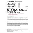 PIONEER S-3EX-QL/SXTW/EW5 Service Manual cover photo