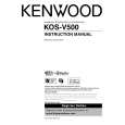 KENWOOD KOS-V500 Owner's Manual cover photo