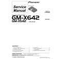 PIONEER GM-X542 Service Manual cover photo
