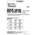 PIONEER GM212 X1R/UC/X1R/E Service Manual cover photo