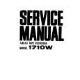 AKAI 1710W Service Manual cover photo