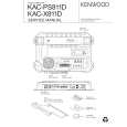 KENWOOD KACX811D Service Manual cover photo