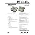 SONY MZE44 Service Manual cover photo