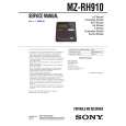 SONY MZ-RH910 Service Manual cover photo