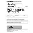 PIONEER PDP-436PE Service Manual cover photo