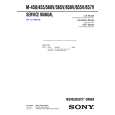 SONY M450 Service Manual cover photo