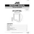 JVC AV27F702/S Service Manual cover photo