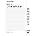 PIONEER DV-610AV-S/TTXZT Owner's Manual cover photo