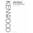 KENWOOD KR-A5030 Owner's Manual cover photo