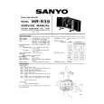 SANYO MR939 Service Manual cover photo