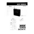 SONY ICF5900 Service Manual cover photo