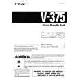 TEAC V375 Owner's Manual cover photo