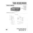 SONY TANN500 Service Manual cover photo