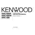 KENWOOD KRC-685R Owner's Manual cover photo