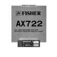 FISHER AX722 Service Manual cover photo