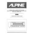 ALPINE 3339 Owner's Manual cover photo