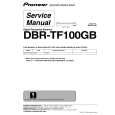 PIONEER DBR-TF100GB/NVXK Service Manual cover photo