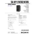 SONY SAW305 Service Manual cover photo