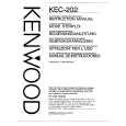 KENWOOD KEC202 Owner's Manual cover photo