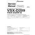 PIONEER VSX-D209/BXJI Service Manual cover photo