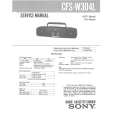 SONY CFSW304L Service Manual cover photo