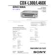 SONY CDXL300 Service Manual cover photo