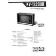 SONY KV1320UB Service Manual cover photo