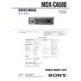 SONY MDXCA580 Service Manual cover photo