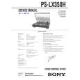 SONY PSLX350H Service Manual cover photo