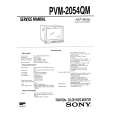 SONY PVM-2054QM Service Manual cover photo