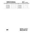 SONY KV25E1A Service Manual cover photo