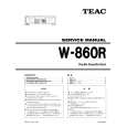 TEAC W-860R Service Manual cover photo