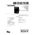 SONY WMFX103 Service Manual cover photo