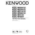 KENWOOD KDC-W4041 Owner's Manual cover photo