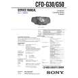 SONY CFDG50 Service Manual cover photo