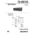 SONY TAVE810G Service Manual cover photo