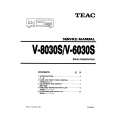 TEAC V6030S Service Manual cover photo