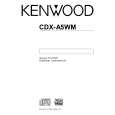 KENWOOD CDX-A5WM Owner's Manual cover photo