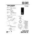 SONY SSE411 Service Manual cover photo