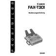 CANON FAX-T301 Owner's Manual cover photo