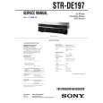 SONY STRDE197 Service Manual cover photo