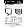 HITACHI CPT1644 Service Manual cover photo