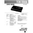 SONY TCM1000A Service Manual cover photo