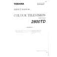 TOSHIBA 284T9D Service Manual cover photo