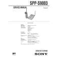 SONY SPPS9003 Service Manual cover photo