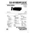SONY SLVAV100B/NP/UX/VC Service Manual cover photo